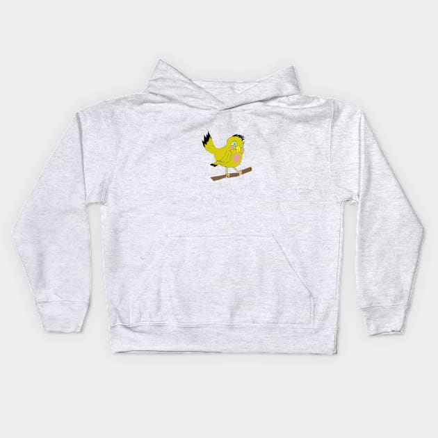 Little bird Kids Hoodie by Alekvik